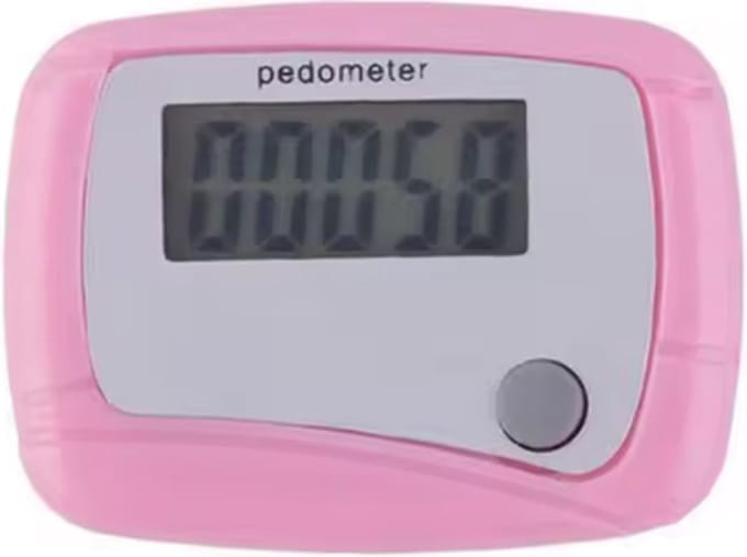 Scoby - Stappenteller - Mini - Afstandsmeter - Calorie Verbrandings Meter - LCD - Roze