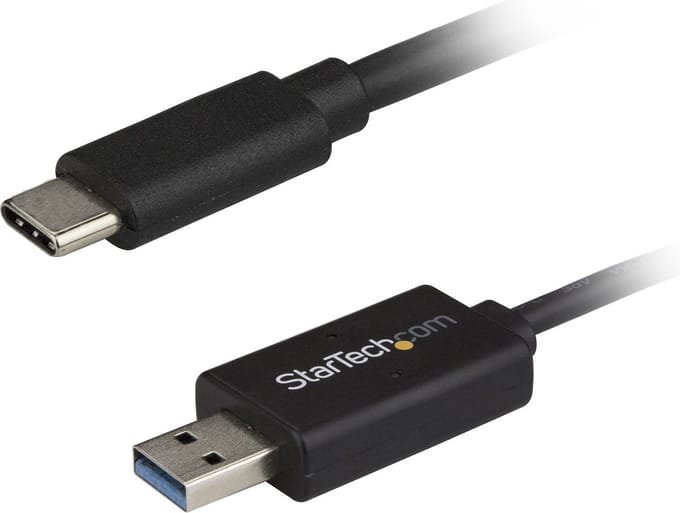 StarTech.com USB-C Aan USB Data Transfer Cable for Mac and Windows - USB 3.0 - USB-C cable - 2 m