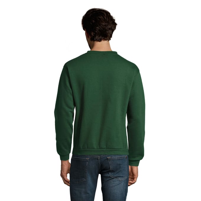 SOLS Heren Spider Ronde Hals Sweatshirt (Fles groen)
