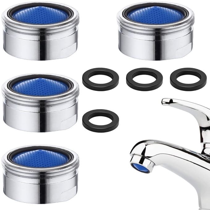 Dailygoods - M22 Straalregelaar Set van 4 - Waterfilter voor Kranen