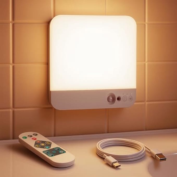 LED Oplaadbare Bewegingssensor Plafondlamp voor Badkamer en Gang