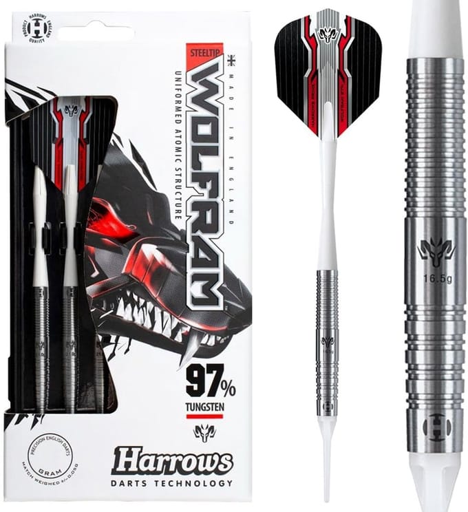 Tungsten Soft Tip Darts Set 97% - Professionele Dartpijlen met Shafts, Flights en Koffer