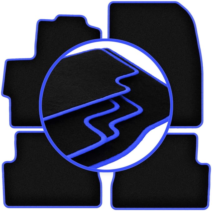 CARLUX-BLUE automatten voor: Mazda 3 I BK hatchback (2003-2009)