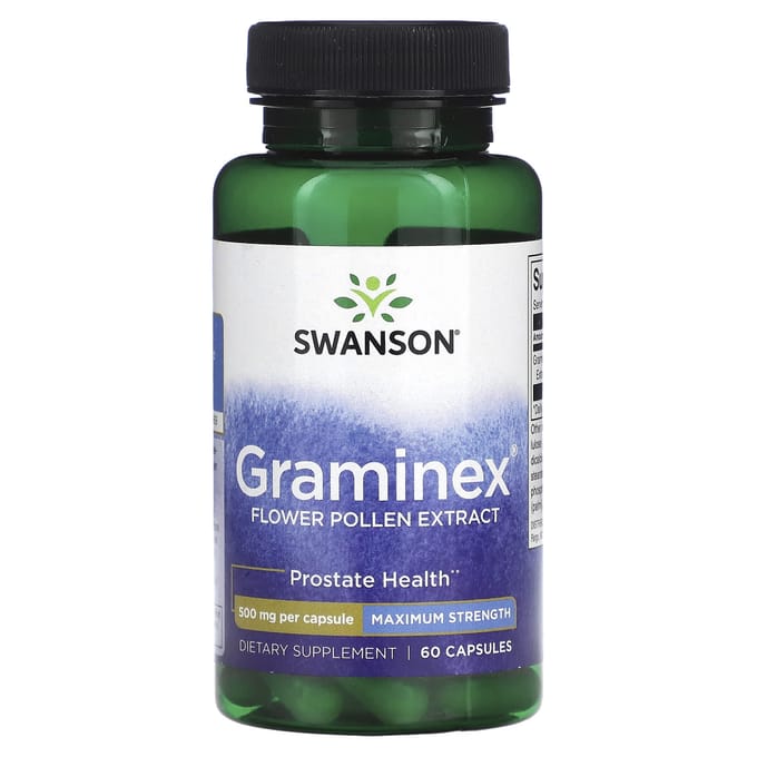 Graminex Pollenextract, Maximale Sterkte, 500 mg, 60 Capsules