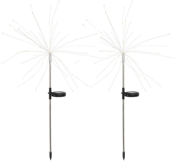Set van 2 solar grondlampen H97CM SPIKE