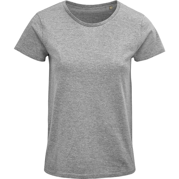 SOLS Dames/dames Crusader Marl Organic T-shirt (Grijs)