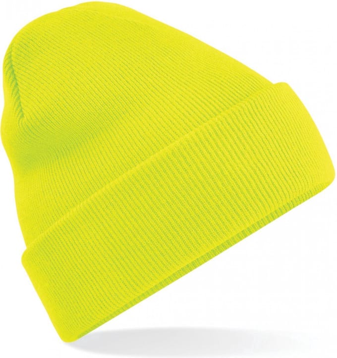 Scoby - Wintermuts - Beanie - Muts - Gehaakte - Hippe Muts - Winter accessoire - Neon/Geel