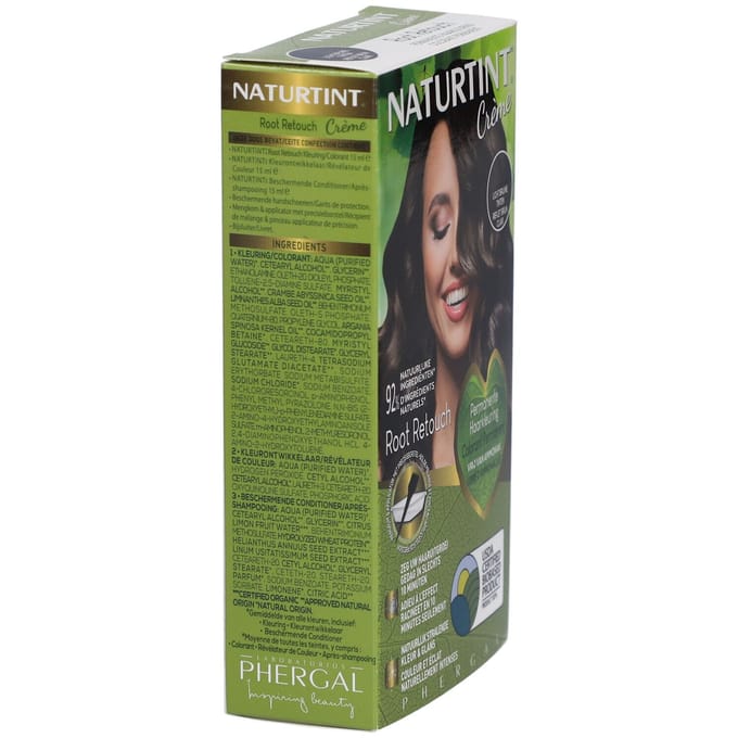 Root Retouch Licht Bruine Tinten - NATURTINT - 45ml - Vegan - Ammoniakvrij - Microplastic FREE