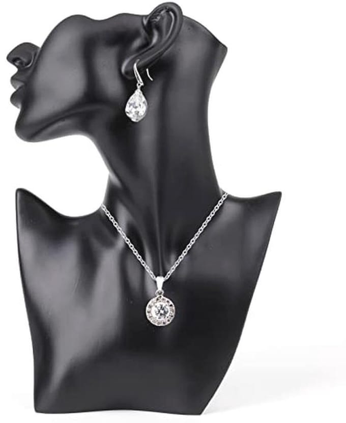 Sieraden Display Stand - Mannequin Buste Houder Organizer voor Oorbellen, Kettingen en Ringen