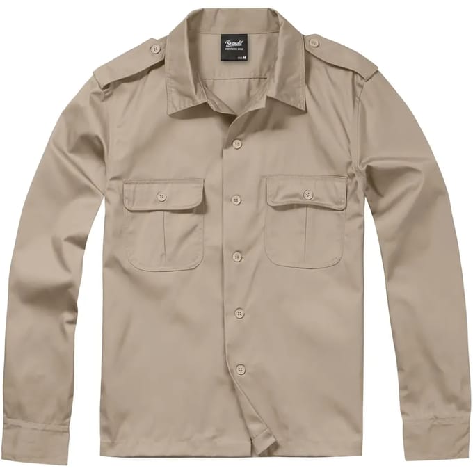 Brandit - US Overhemd - 2XL - Beige
