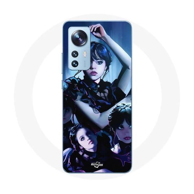 Hoesje - Xiaomi - 12X - Wednesday Addams - Flexibel - Wit - Unisex