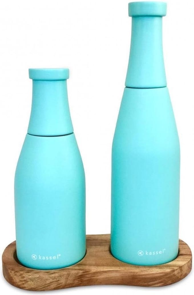 Kassel 93578 - Peper & zoutmolen - set - blauw - turquoise