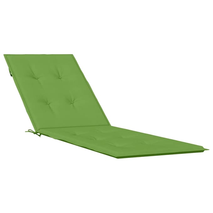 vidaXL - Terrasstoelkussen - (75+105) - x - 50 - x - 4 - cm - stof - gemêleerd - groen
