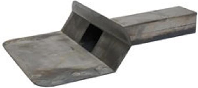 Rheinzink loden gegoten kiezelbak met uitloop 45° 60x80mm