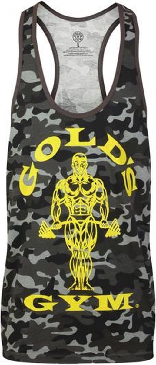 GGVST051 Muscle Joe Camo Stringer Vest - Camo Black - XXL