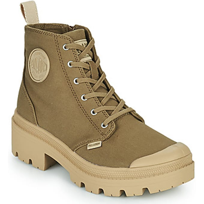 Palladium - Dames - 96907-204-M - butternut/green - maat 37