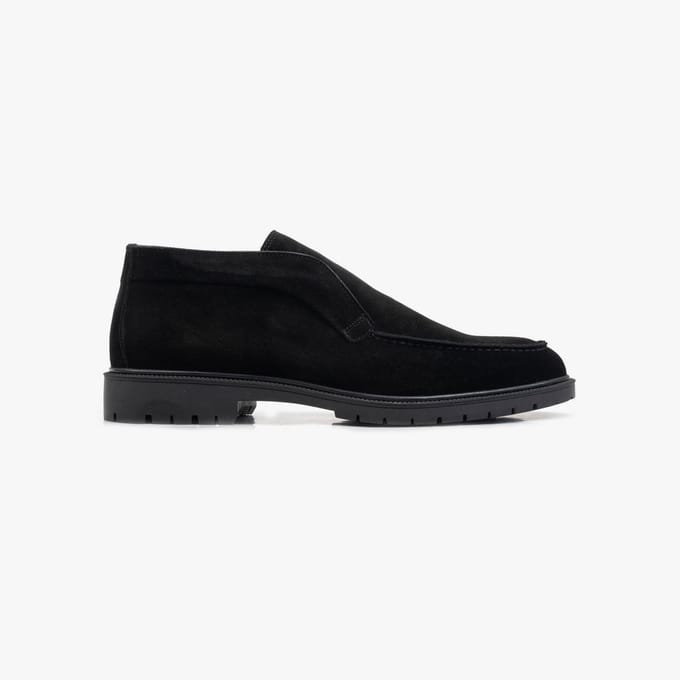 Omnio adam heren boots zwart suède