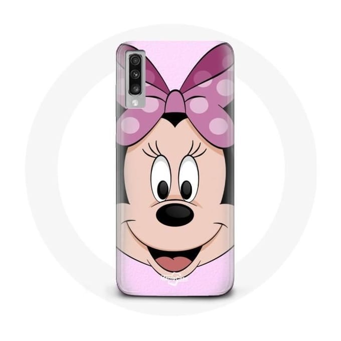 Coque Samsung Galaxy A70 Minnie Mouse Dessin animé rose
