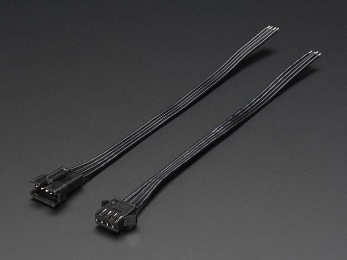 4-pin JST SM Plug + Receptacle Cable Set Adafruit 578
