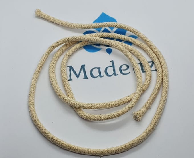 Olielampen lont 100CM - Long burn (5mm)