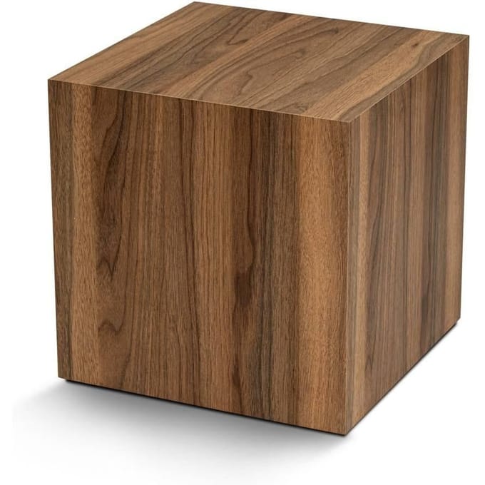 Asir - Zijtafel - Okkernoot - 45 x 45 x 50 cm