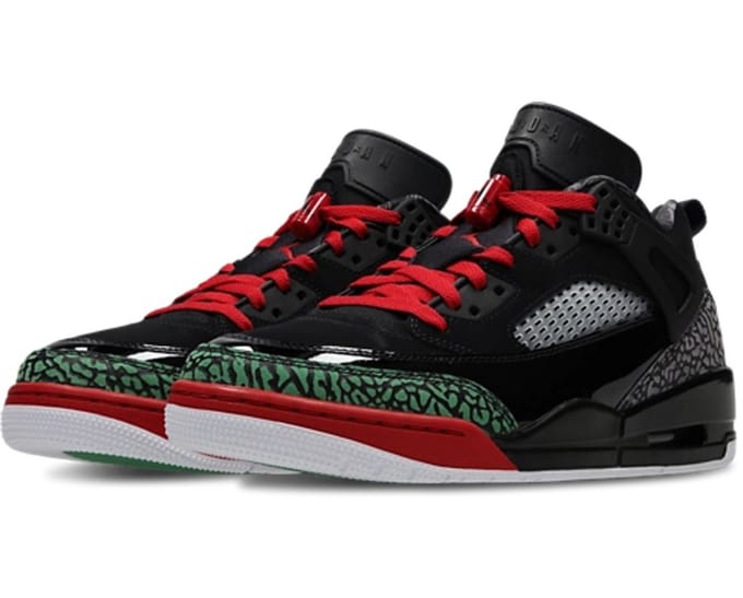Nike Jordan Spizike Low - Limited Edition - Heren - Sneakers - Zwart/Groen/Rood