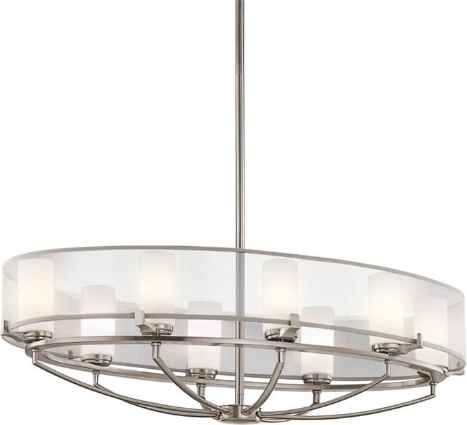 Kichler LED Kroonluchter | 3W 3000K 2400Lm 830 | Dimbaar | Classic Pewter