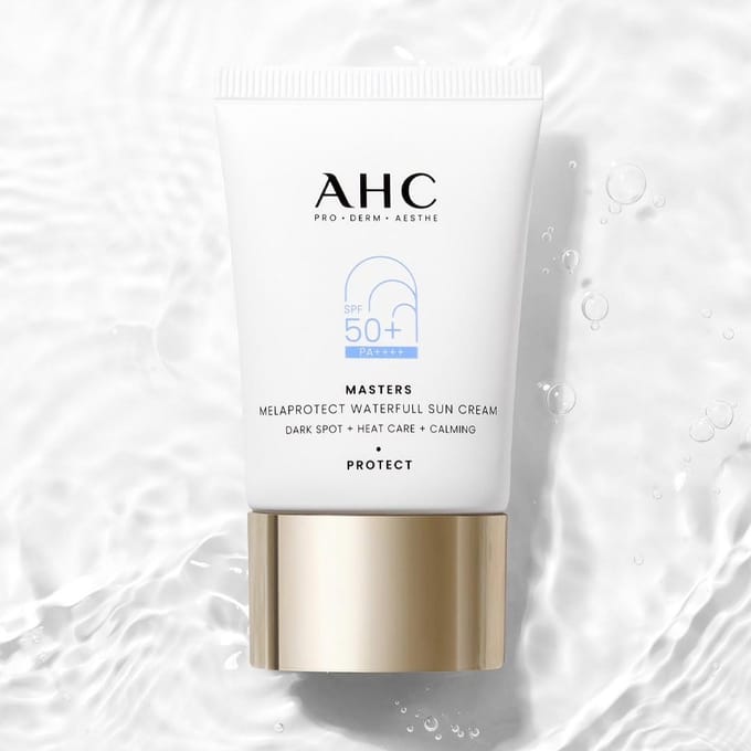 [AHC] Crème solaire Masters Melaprotect Waterfull SPF 50+ PA++++ 40 ml white
