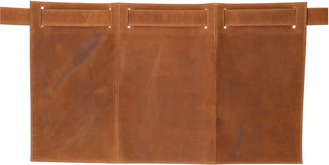 Lederen Horeca Schort | Bruin | Schort voor 3 Holsters | Bruin | Cahore Lederwaren Danielle