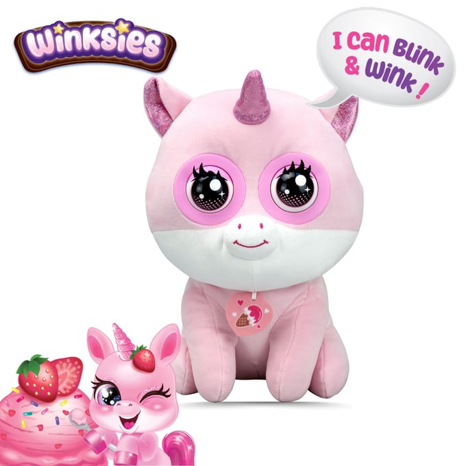 Silverlit Winksies Strawberry Unicorn Elektroniche knuffels Interactieve knuffels
