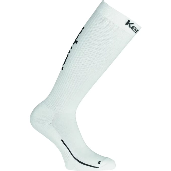 Kempa Sok Lang - sportsokken - wit/zwart - Unisex