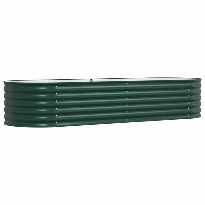 vidaXL - Verhoogd - bed - Groen - 240 - x - 80 - x - 44 - cm - Staal