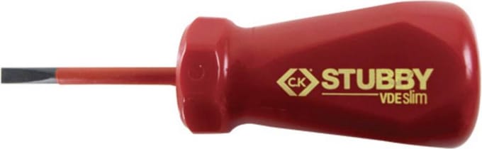 C.K VDE Platte schroevendraaier Kopbreedte: 4 mm Koplengte: 46 mm