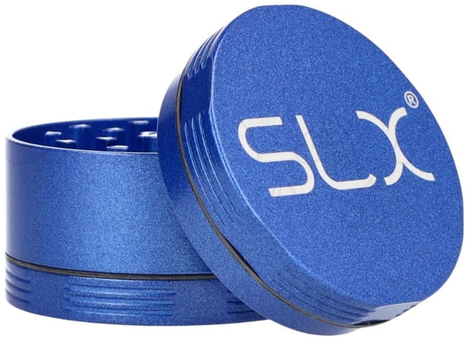 SLX Grinder Aluminium Non Sticky 88 mm, Ocean Blue