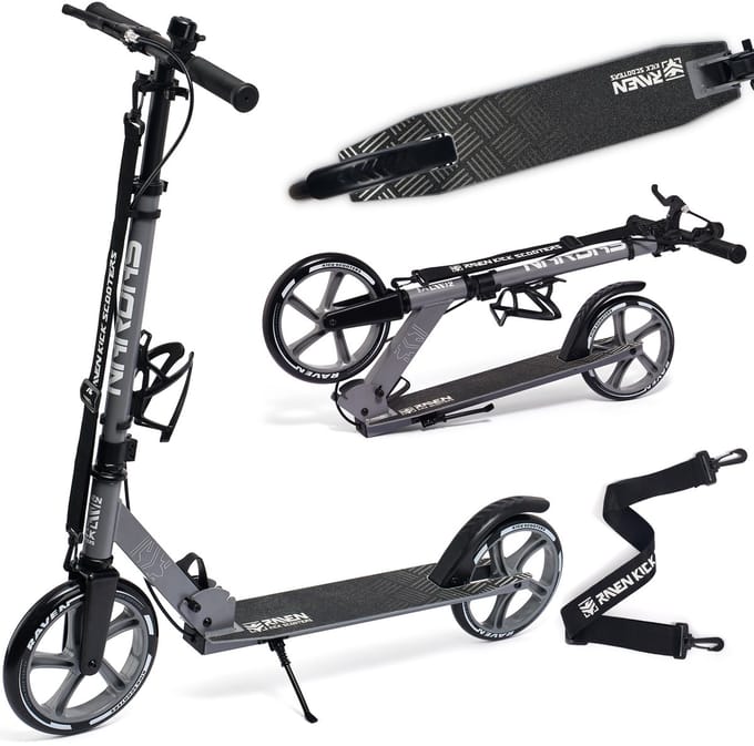 RAVEN Nardas 230/200mm Step met rem, bel en bidonhouder