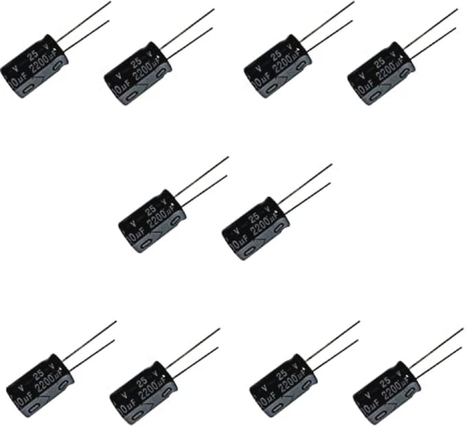 Elektrolytische condensatoren 2200uF 2200mF 6,3V - 20 stuks