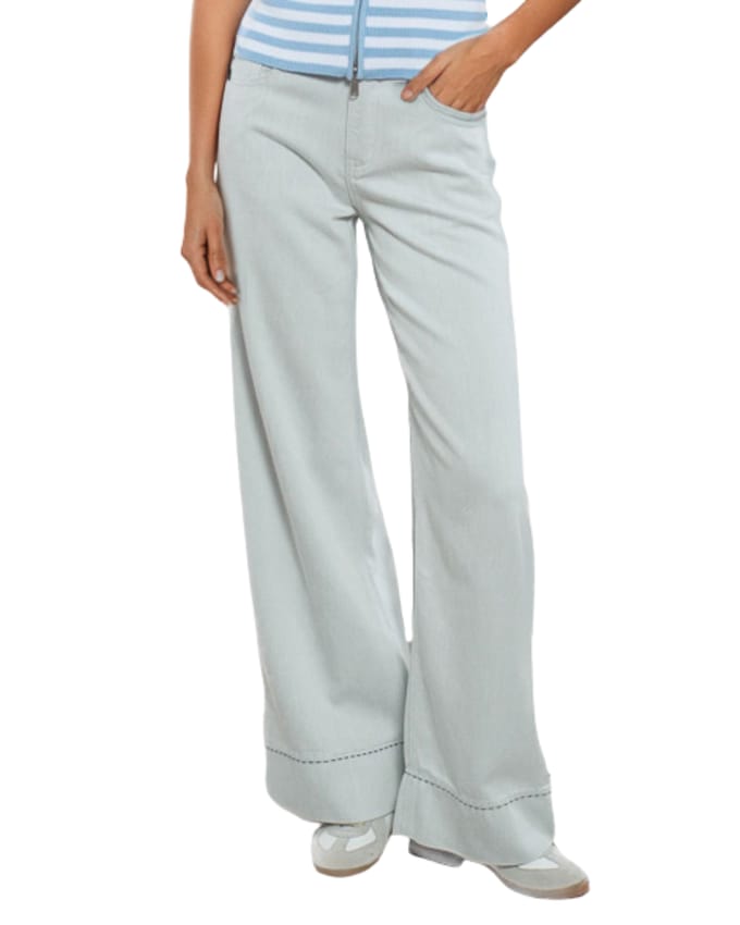 Goa Goa Jeans Vrouw Vera Palace Effect Bleekmiddel Wit Denim 15208209/403