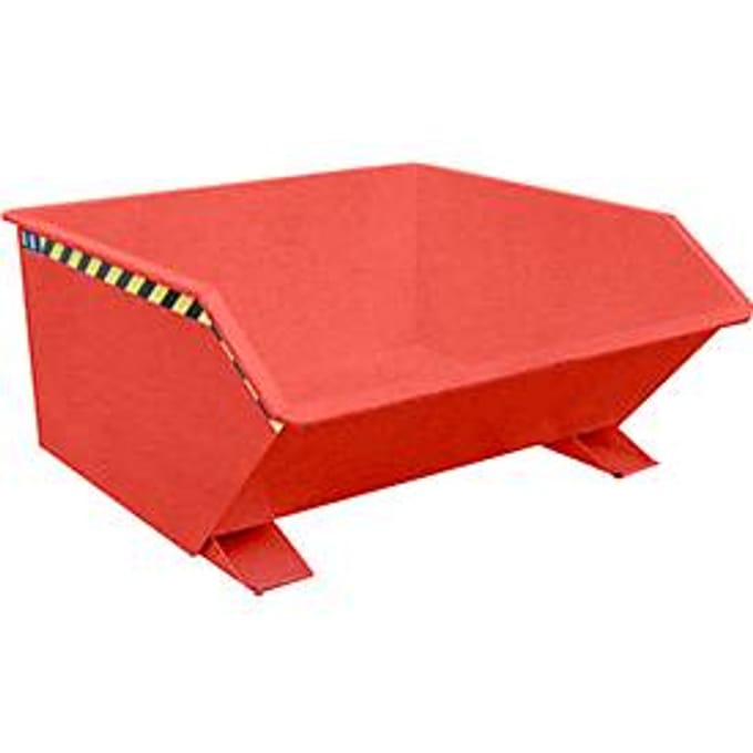 Kiepbak type GU, 750 liter, rood