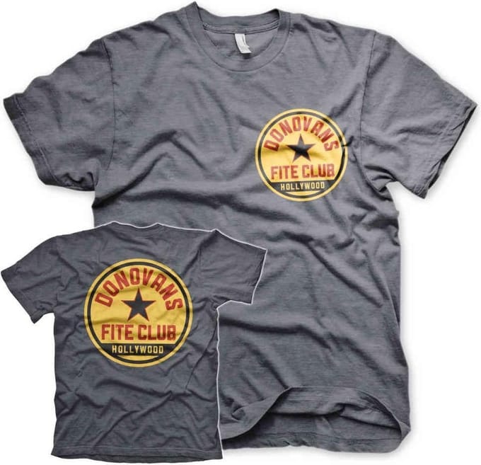 Ray Donovan Heren Tshirt -S- Donovans Fite Club Grijs