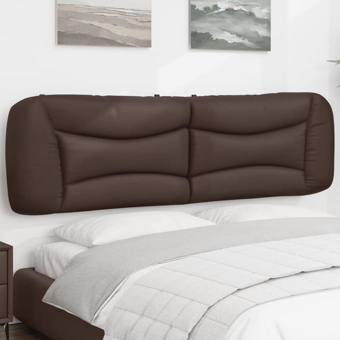 vidaXL - Hoofdbordkussen - "Hvar" - 180 - cm - kunstleer - bruin