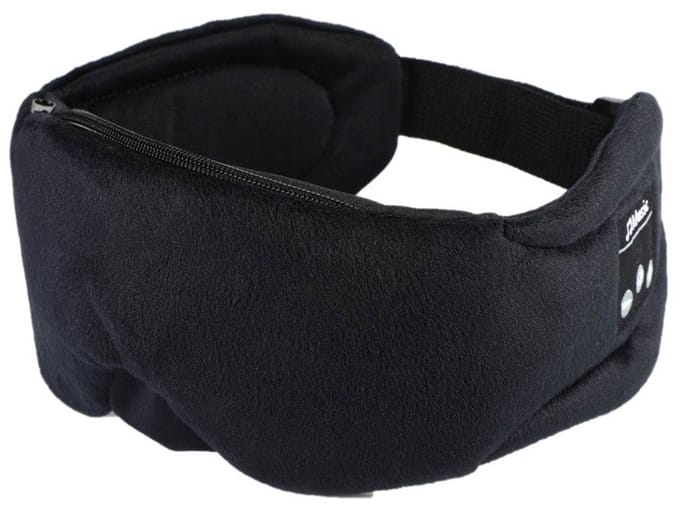 Slaapmasker met koptelefoon Bluetooth 5.0 Zwart