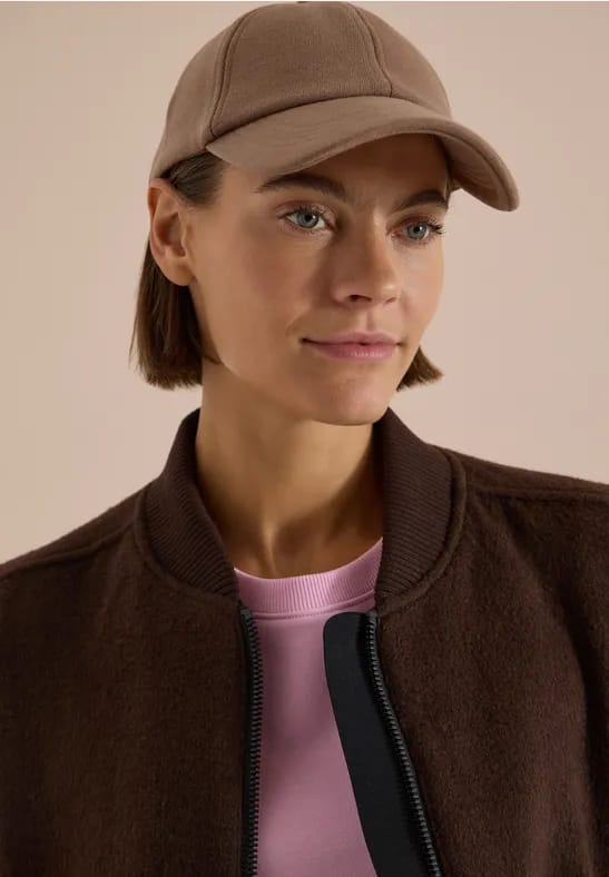 Effen baseballcap van katoen