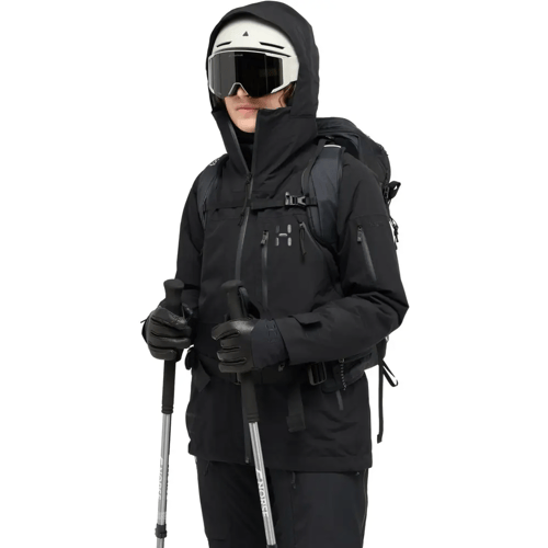 Haglofs Latnja GTX Insulated Jacket Dames (Maat - S, Kleur - True black)