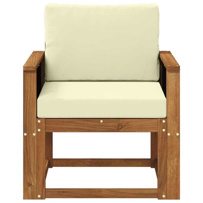 vidaXL - Buiten - Midden - Sofa - Massief - Acacia - Hout - Naturel