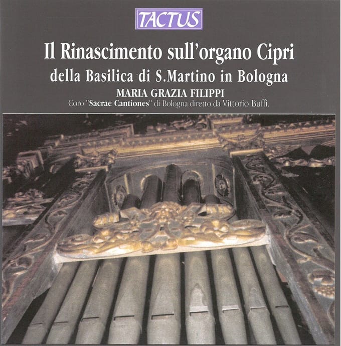 Maria Grazia Filippa, Vittorio Buffi - Il Rinascimento Sull Organo Cipri (CD)