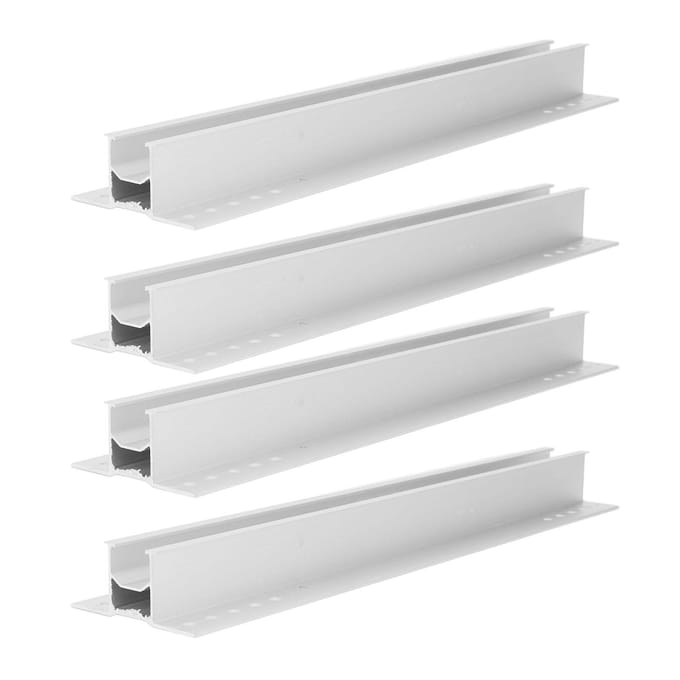 Zonnepaneel Montagebeugel Set Aluminiumlegering Stevig Bevestigen Zonnepaneel PV Montagestandaard Rek white