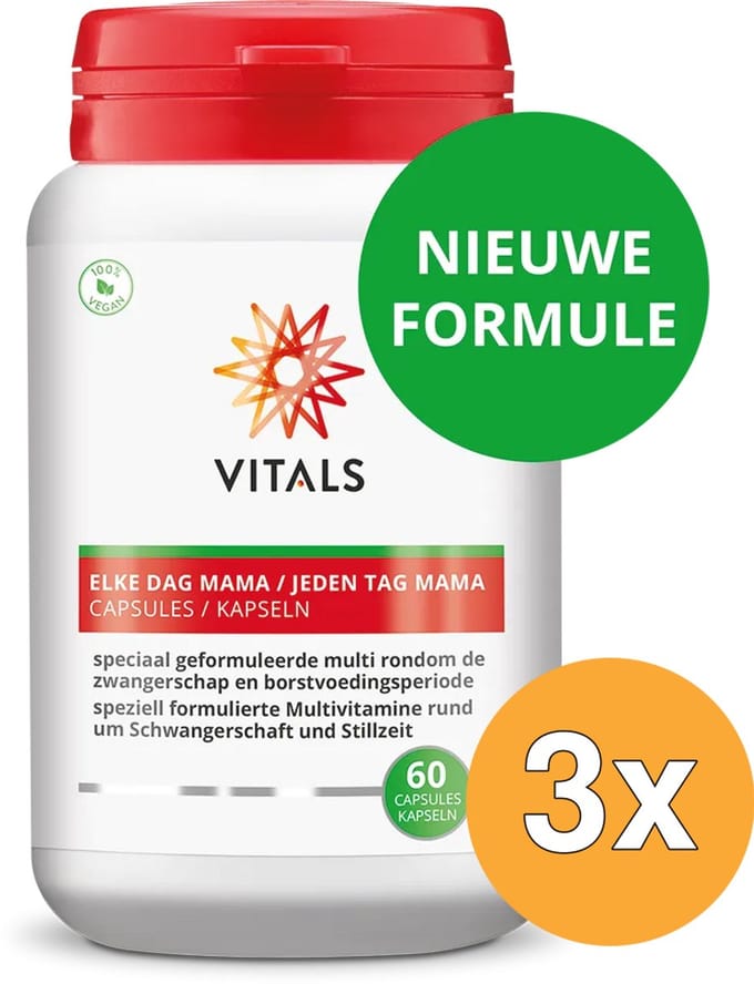 3x Vitals Elke Dag Mama (60 capsules)