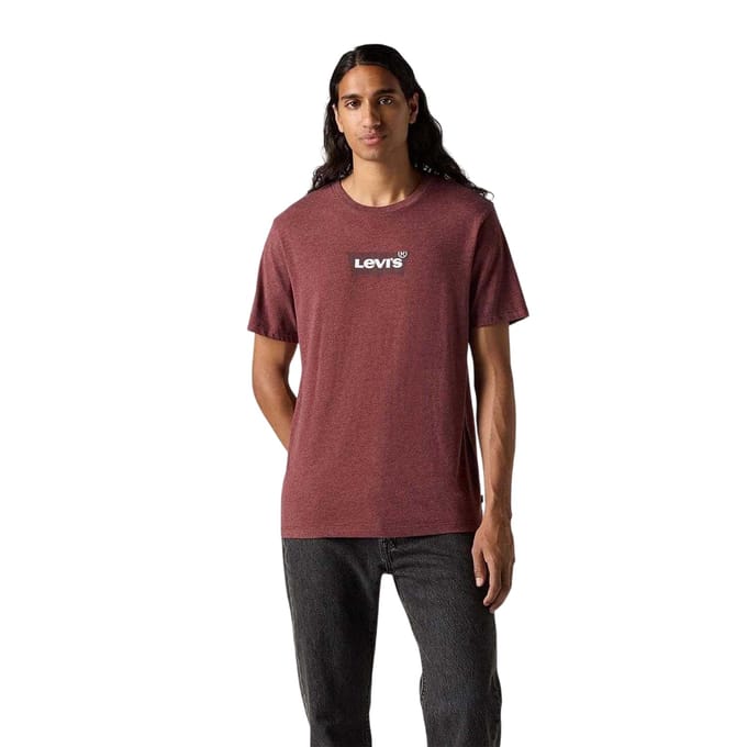Levis Heren Klassiek Grafisch T-shirt (Rood)
