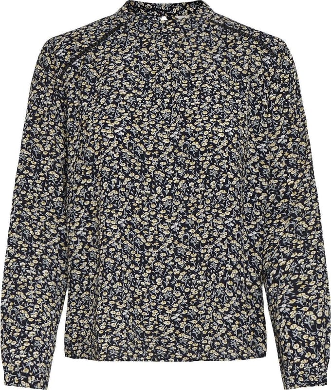 ONLY ONLNEW MALLORY  L/S BLOUSE AOP WVN NOOS Dames Top - Maat 34