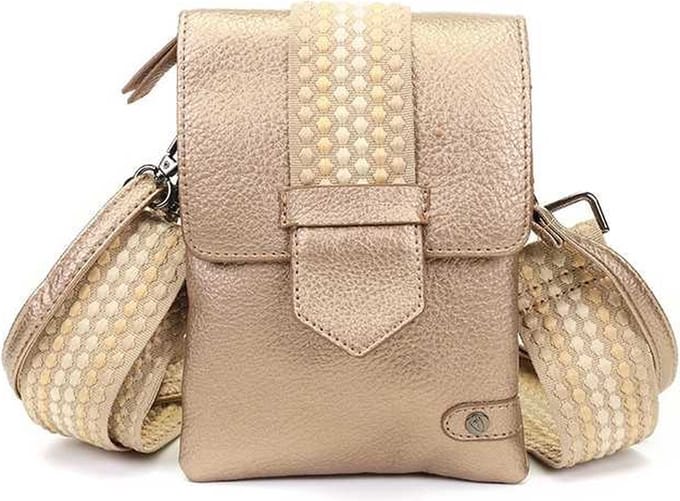 Brons crossbody en telefoontasje Nancy / Metz OLT13203